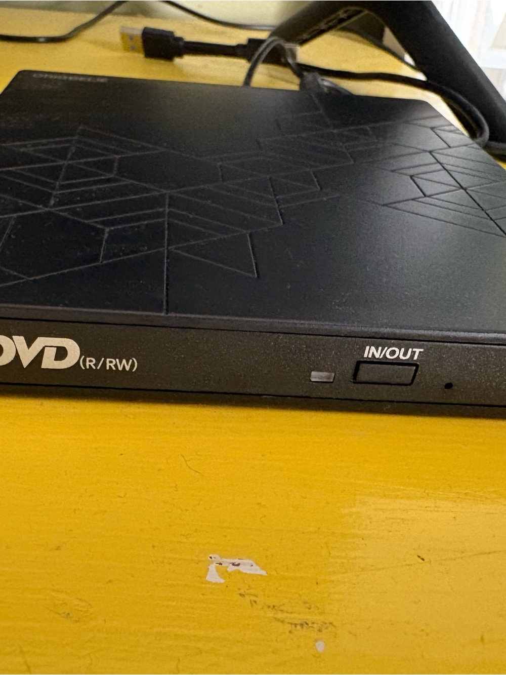 Portable External DVD±RW Drive in Black